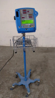 GE DINAMAP PRO 400V2 VITAL SIGNS MONITOR ON ROLLING STAND