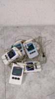 LOT OF TELEMETRY TRANSMITTERS WITH CABLES (QUINTON, MORTARA, CARDIAC SCIENCES)