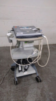 GE LOGIQ E PORTABLE ULTRASOUND SYSTEM WITH 2 PROBES (12L, 8L) ON ROLLING CART (SN 67042WX2)