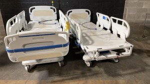 STRYKER 3005S3X HOSPITAL BEDS (Q2) W/HEAD & FOOTBOARD & SCALE (CHAPERONE W/ZONE CONTROL, BED EXIT, SCALE, IBED AWARENESS)