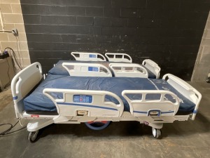 STRYKER 12339 HOSPITAL BEDS (2) (CHAPERONE W/ZONE CONTROL, BED EXIT, SCALE)