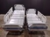 LOT OF STRYKER SECURE 3002 S3 HOSPITAL BEDS WITH HEAD & FOOTBOARD (CHAPERONE WITH ZONE CONTROL, BED EXIT, SCALE) (IBED AWARENESS)