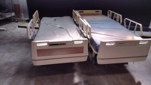 LOT OF (2) HILL-ROM ADVANCE SERIES HOSPITAL BEDS