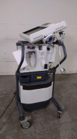 NELLCOR PURITAN BENNETT 840 VENTILATOR WITH COMPRESSOR ON ROLLING STAND (BILEVEL, TC, VV+, RM, TRENDING, LC)