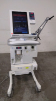 NELLCOR PURITAN BENNETT 840 VENTILATOR WITH COMPRESSOR ON ROLLING STAND (TC, BILEVEL, NEOMODE, VV+, PAV+, RM, TRENDING, LC)(SN 3512144246)