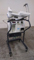 NELLCOR PURITAN BENNETT 840 VENTILATOR ON ROLLING STAND (BILEVEL, TC, NEOMODE, VV+, PAV+, RM, TRENDING, LC)(SN 3510093806)