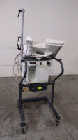 NELLCOR PURITAN BENNETT 840 VENTILATOR ON ROLLING STAND (BILEVEL, TC, NEOMODE, PAV+, VV+, RM, TRENDING, LC)(SN 3512101581)