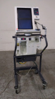 NELLCOR PURITAN BENNETT 840 VENTILATOR ON ROLLING STAND (BILEVEL, TC, PAV+, VV+, RM, TRENDING, LC)(SN 3510010581)