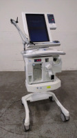 NELLCOR PURITAN BENNETT 840 VENTILATOR ON ROLLING STAND (BILEVEL, TC, PAV+, VV+, RM, TRENDING, LC)(SN 3512120917)