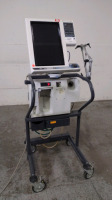 NELLCOR PURITAN BENNETT 840 VENTILATOR ON ROLLING STAND (BILEVEL, TC, PAV+, VV+, RM, TRENDING, LC)(SN 3510064672)