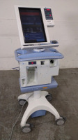 NELLCOR PURITAN BENNETT 840 VENTILATOR ON ROLLING STAND (BILEVEL, TC, VV+, PAV+, RM, TRENDING, LC)(SN 3512131731)