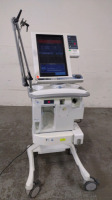 NELLCOR PURITAN BENNETT 840 VENTILATOR ON ROLLING STAND (BILEVEL, TC, VV+, PAV+, RM, TRENDING, LC)(SN 3512142951)