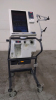 NELLCOR PURITAN BENNETT 840 VENTILATOR ON ROLLING STAND (BILEVEL, TC, VV+, PAV+, RM, TRENDING, LC)(SN 3510084931)