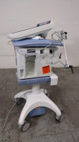 NELLCOR PURITAN BENNETT 840 VENTILATOR ON ROLLING STAND (BILEVEL, TC, VV+, PAV+, RM, TRENDING, LC)(SN 3121109360)