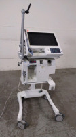 NELLCOR PURITAN BENNETT 840 VENTILATOR ON ROLLING STAND (BILEVEL, TC, VV+, PAV+, RM, TRENDING, LC)(SN 3512144195)