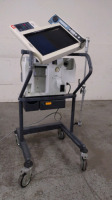 NELLCOR PURITAN BENNETT 840 VENTILATOR ON ROLLING STAND (BILEVEL, TC, VV+, RM, TRENDING, LC)(SN 3510030129)