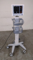 MINDRAY DATASCOPE PASSPORT 2 PATIENT MONITOR ON ROLLING STAND