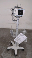 ORIDION MEDICAL MICROSTREAM CAPNOSTREAM 20P PATIENT MONITOR ON ROLLING STAND