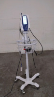 WELCH ALLYN SPOT VITAL SIGNS MONITOR ON ROLLING STAND