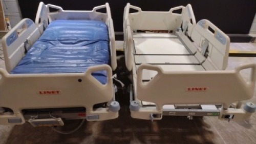 LOT OF (2) LINET HOSPITAL BEDS