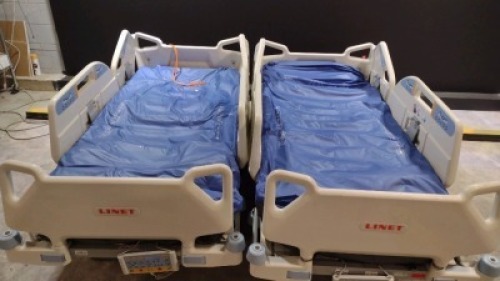 LOT OF (2) LINET HOSPITAL BEDS