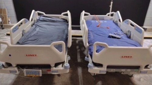 LOT OF (2) LINET HOSPITAL BEDS