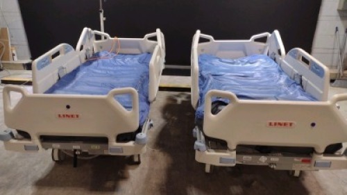 LOT OF (2) LINET HOSPITAL BEDS