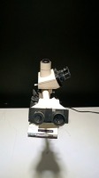 OLYMPUS BH-2 LAB MICROSCOPE WITH 2 OBJECTIVES (2.5X, 10X)