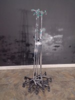 LOT OF IV POLES