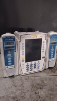 CAREFUSION ALARIS PC 8015 INFUSION PUMP WITH TWO ALARIS 8100 PUMP MODULE