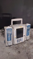 CAREFUSION ALARIS PC 8015 INFUSION PUMP WITH TWO ALARIS 8100 PUMP MODULE