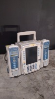 CAREFUSION ALARIS PC 8015 INFUSION PUMP WITH TWO ALARIS 8100 PUMP MODULE