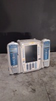 CAREFUSION ALARIS PC 8015 INFUSION PUMP WITH TWO ALARIS 8100 PUMP MODULE