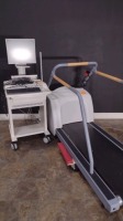 GE CASE STRESS TEST WORKSTATION WITH T2100 TREADMILL