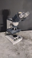 AO SCIENTIFIC ILLUMINATOR 1130A SURGICAL MICROSCOPE WITH EYEPIECES AND 5 OBJECTIVES (4, 10, 40, 45, 50)