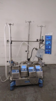 STOCKERT S5 PERFUSION SYSTEM WITH 4 ROLLER PUMPS, PUMP CONTROL PANEL AND 4-SLOT SYSTEM PANEL