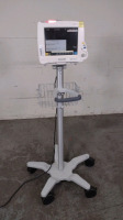 PHILIPS INTELLIVUE MP30 PATIENT MONITOR ON ROLLING STAND