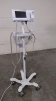 WELCH ALLYN CONNEX SPOT VITAL SIGNS MONITOR ON ROLLING STAND