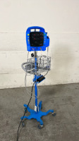 GE DINAMAP PROCARE AUSCULTATORY 400 VITAL SIGNS MONITOR ON ROLLING STAND