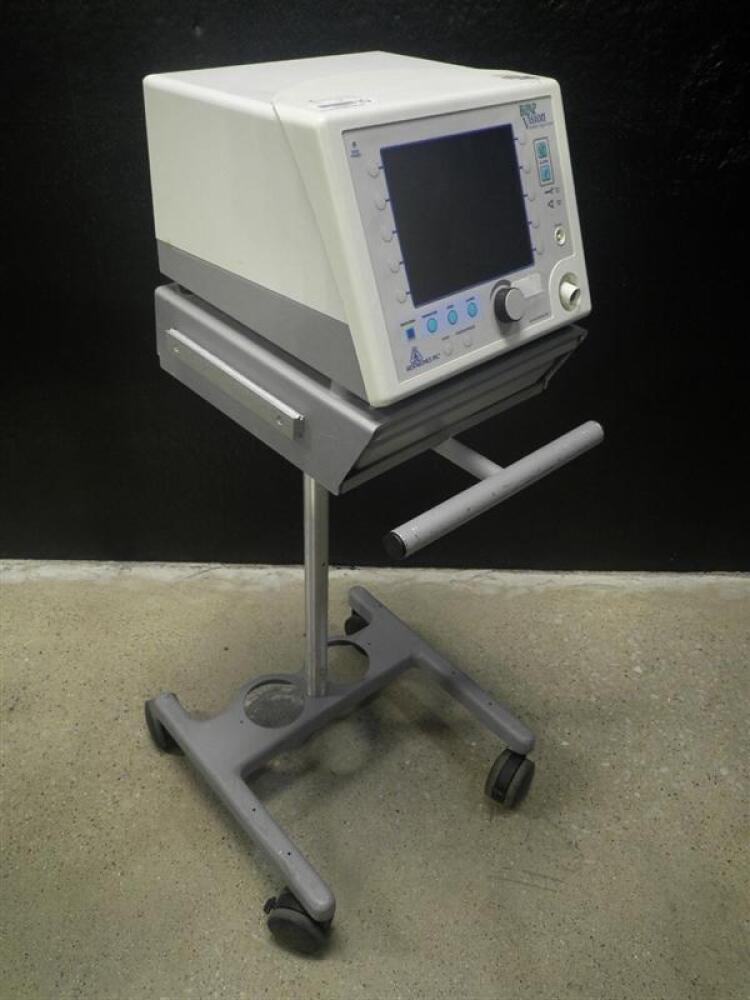 RESPIRONICS BIPAP VISION VENTILATORY SUPPORT SYSTEM ON ROLLING STAND