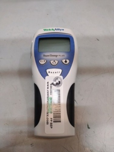 WELCH ALLYN SURETEMP PLUS THERMOMETER