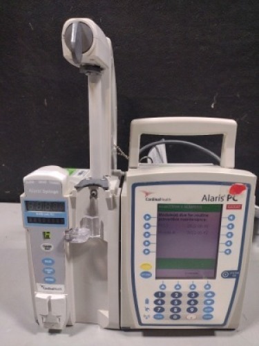 ALARIS PC 8015 SERIES INFUSION PUMP WITH 8110 SYRINGE PUMP