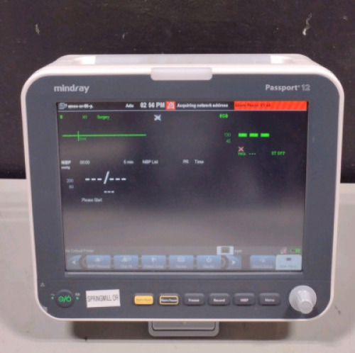 MINDRAY PASSPORT 12 PATIENT MONITOR