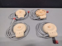 LOT OF 4 PHILIPS AVALON TRANDUCERS (TOCO MP) REF: M2734B