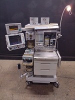 DATEX-OHMEDA AESTIVA/5 ANESTHESIA MACHINE WITH (7900 SMARTVENT, 4.5 PSVPRO SOFTWARE VERSION), 2 VAPORIZERS (TEC 6 PLUS DESFLURANE, SEVOTEC 5 SEVOFLURANE) & CARDIOCAP/5 MONITOR