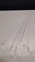 LOT OF UROLOGY FLEXIBLE GRASPERS/SCISSORS