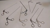 LOT OF LARYNGEAL FORCEPS