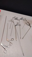 LOT OF ENT LARYNGEAL FORCEPS