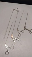 LOT OF SEMI RIGID & FLEXIBLE FORCEPS