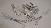 LOT OF UTERINE FORCEPS